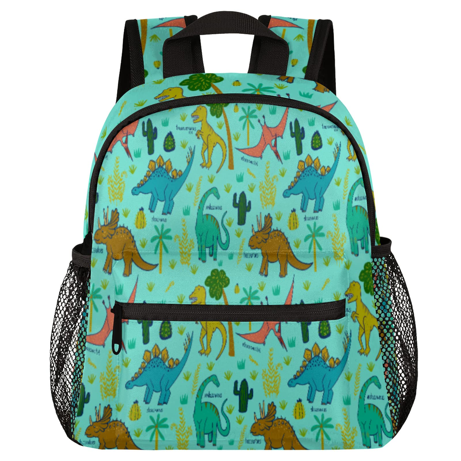 Pardick Cute Dinosaur Kids Backpack - Lightweight School Bag for Boys & Girls with Adjustable Chest Strap | Perfect for Kindergarten, Elementary School, Daycare & Travel | Dinosaur-Themed Toddler Backpack for Daily Use & Outdoor Adventures