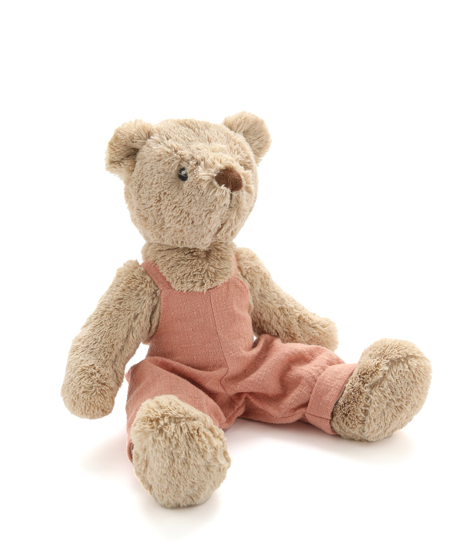 Personalized Pink Honey Bear Overalls for Babies & Toddlers - Cute & Comfortable Outfit for Playdates, Photoshoots & Everyday Wear