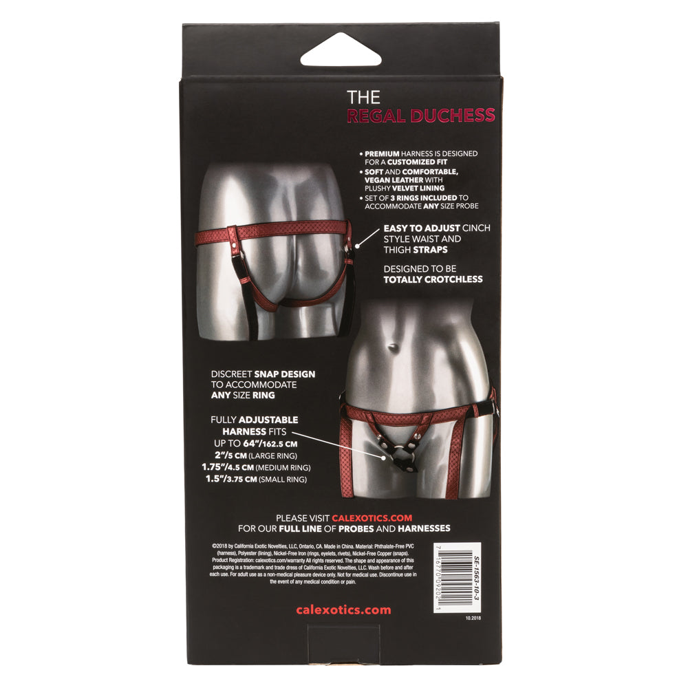 Her Royal Harness - The Regal Duchess Low Profile Strap-On Dildo Harness for Women | Comfortable & Adjustable for Couples Play & LGBTQ+ Intimacy