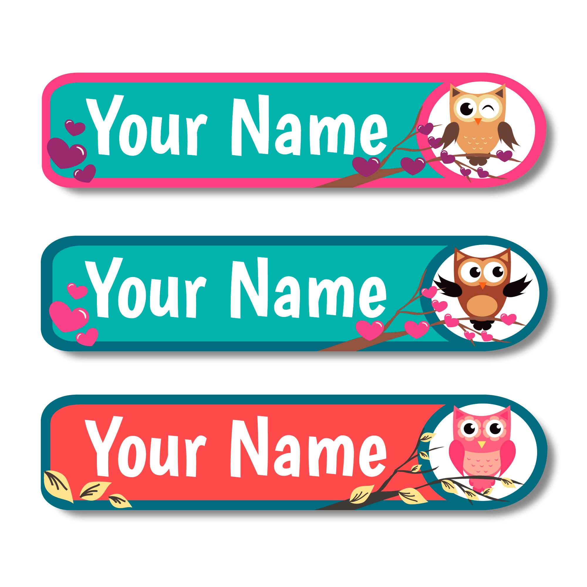 Personalized Kids Labels - Waterproof, Dishwasher Safe for School & Camp Supplies