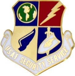 Authentic US Air Force Security Service Lapel Pin - Military Collectible & Gift for Veterans, Officers, Enthusiasts - Perfect for Uniforms, Hats, Jackets & Display Cases