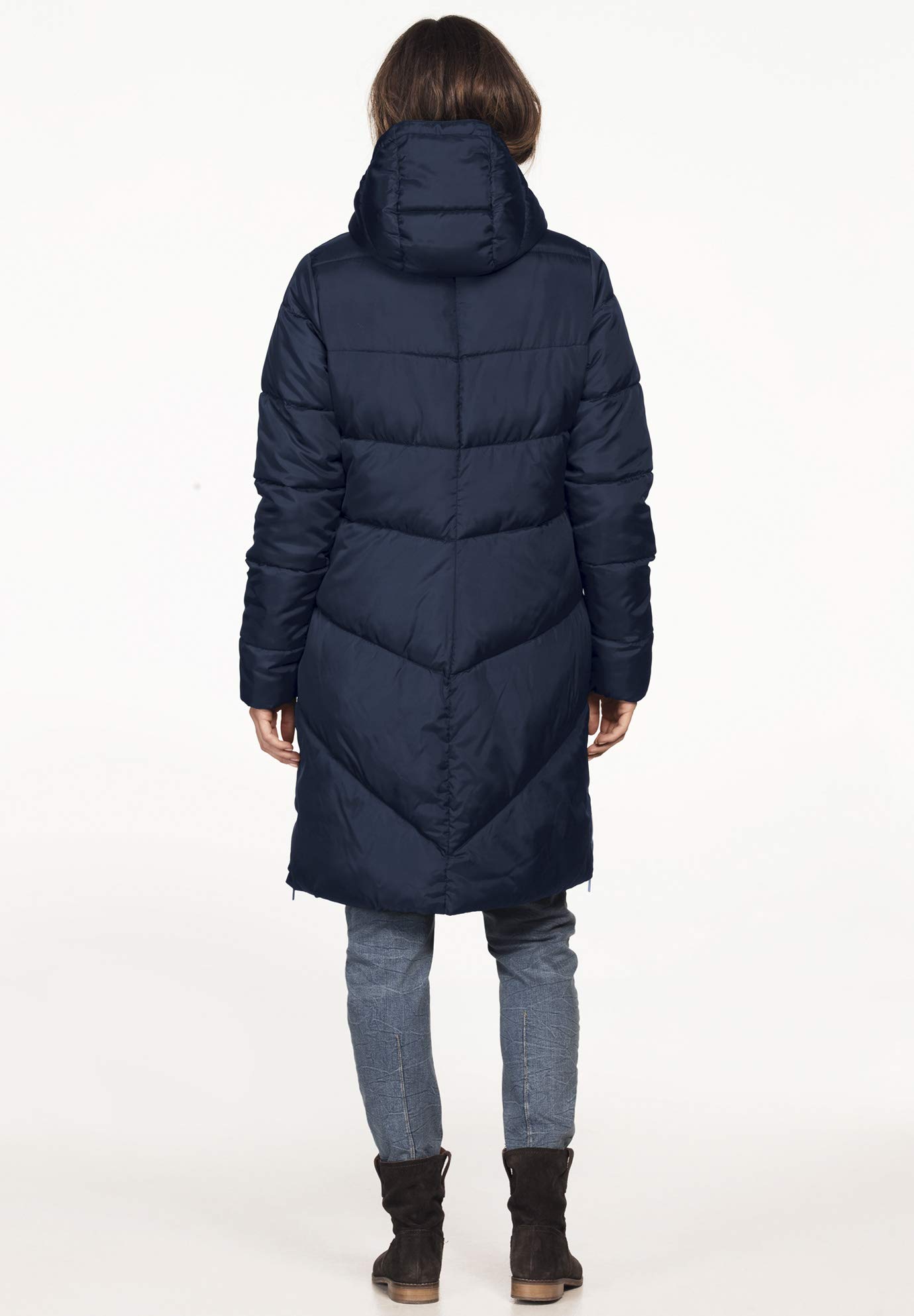 **Ellos Women's Plus Size Long Puffer Coat – Warm Winter Jacket for Cold Weather, Water-Resistant & Lightweight – Perfect for Snowy Days, Outdoor Activities & Casual Wear**