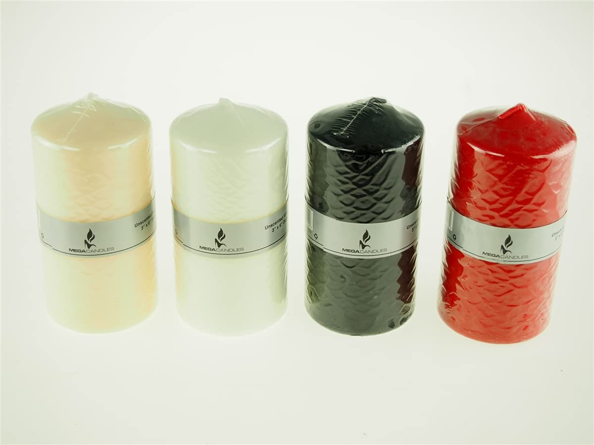 Premium Wax Pillar Candles for Weddings & Altars - 3