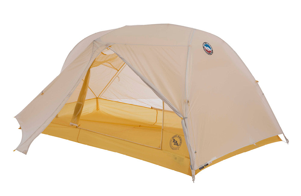 Big Agnes Tiger Wall UL2 Solution Dye Backpacking Tent - Ultralight 2-Person Camping Tent for Hiking & Outdoor Adventures