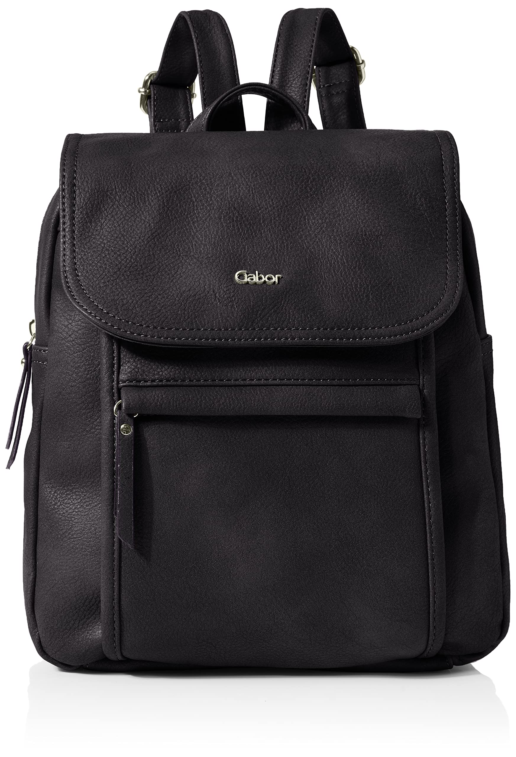 Gabor Women's Mina Backpack - Stylish Black Medium Size Backpack for Work, Travel & Everyday Use