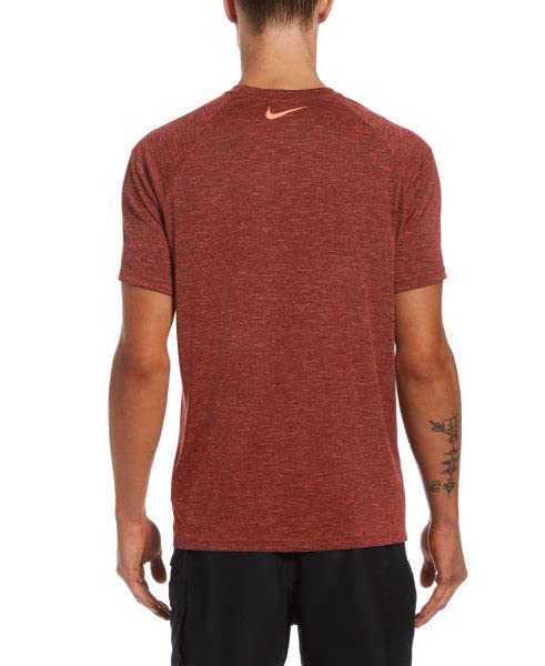 Nike Men's UPF 50+ Rash Guard Shirt - Long Sleeve Swim Top for Surfing, Swimming & Water Sports - Quick Dry & Sun Protection