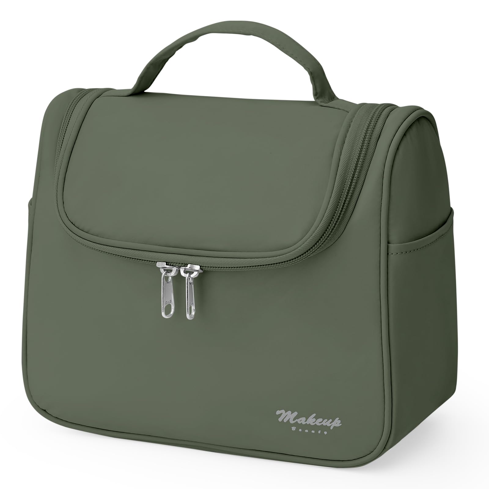 Waterproof Travel Toiletry Bag for Women - Large Cosmetic Organizer with Handle | Spacious Makeup Bag for Toiletries & Travel Essentials | Perfect for Vacation, Gym & Business Trips