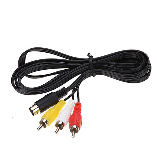 Original SEGA Mega Drive 2/3 AV Video Cable - High Quality Replacement for Classic Gaming Consoles | Perfect for Retro Gaming Setup & TV Connections