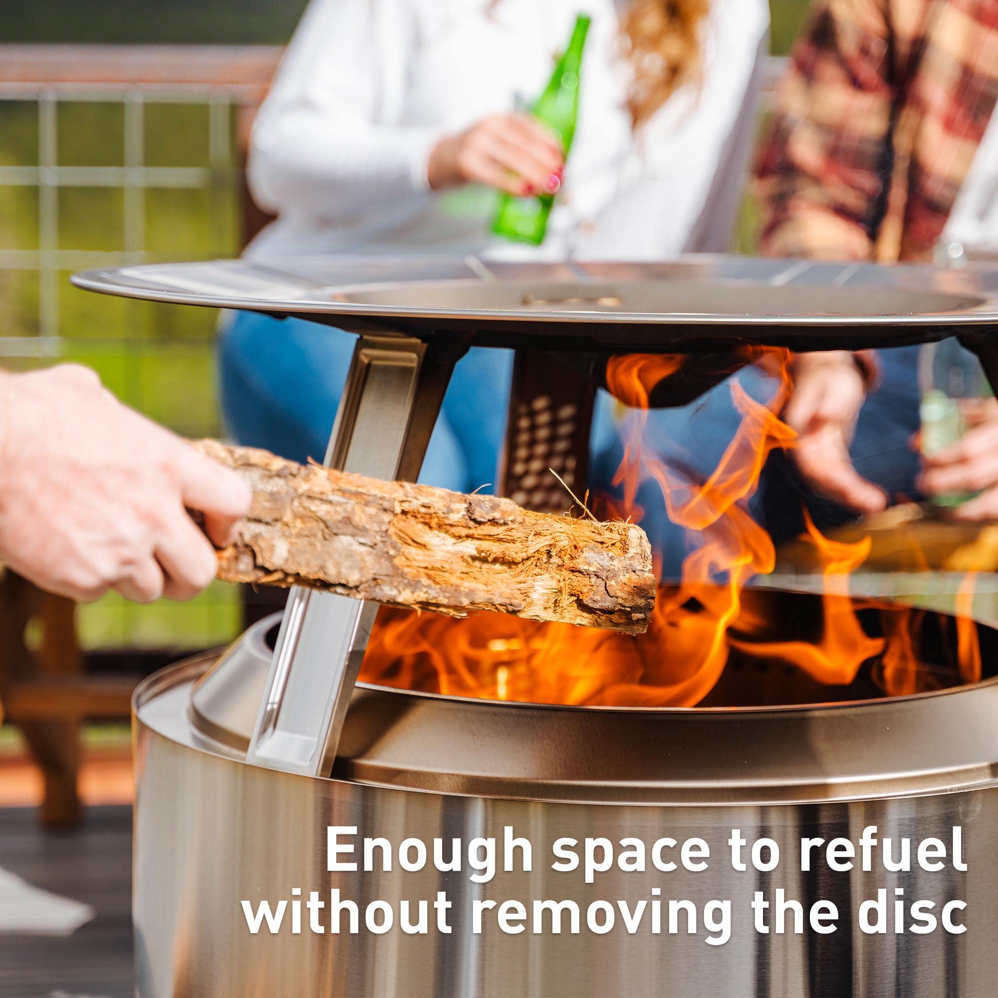 Solo Stove Ranger Heat Deflector - 304 Stainless Steel Fire Pit Accessory for Enhanced Warmth & Comfort - Expands Heat Radius - Durable Camping & Backyard Essential (5 lbs) - Perfect for Outdoor Gatherings, Patio Nights & Backyard Camping