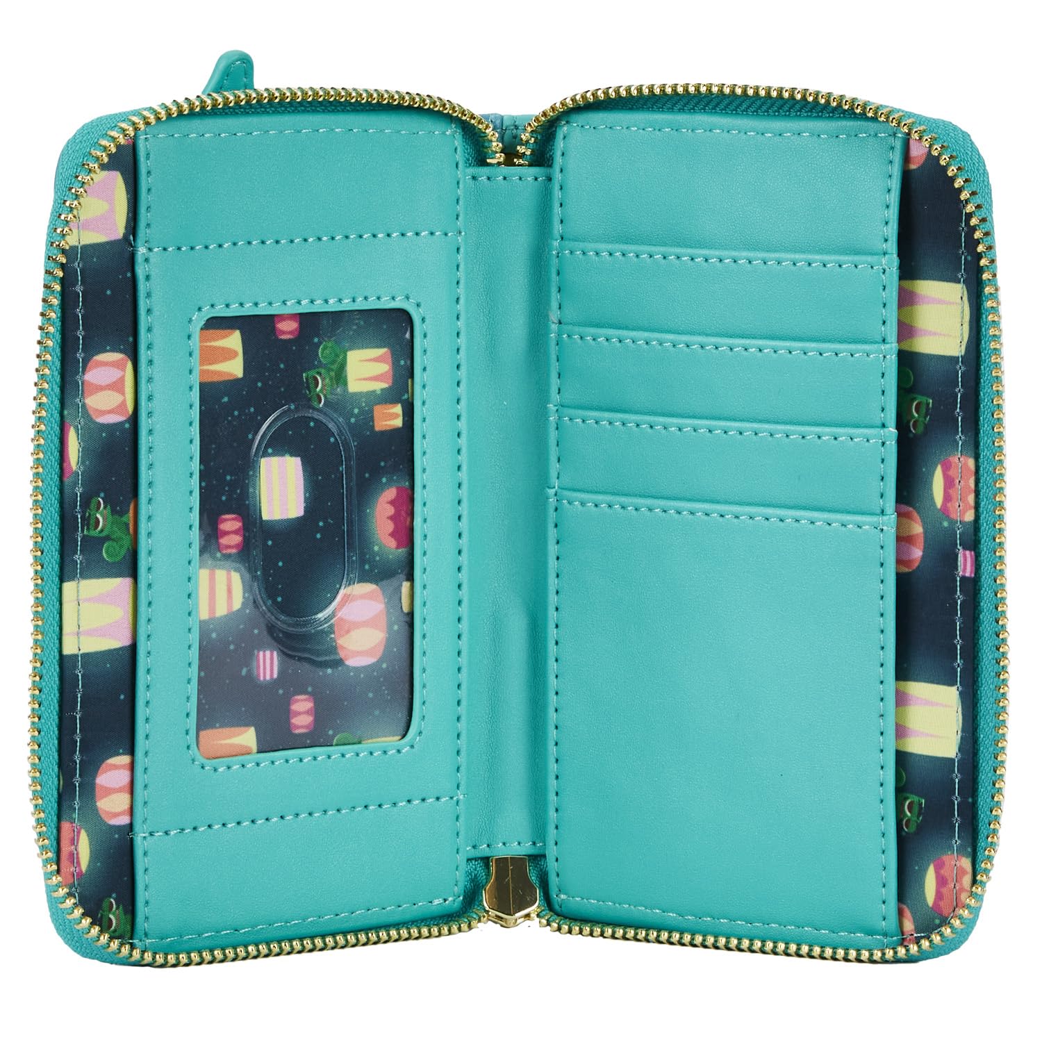 Disney Tangled Princess Castle Zip Around Wallet - Loungefly Official Licensed Crossbody Bag for Women, Girls | Perfect for Theme Parks, Cosplay & Gift Giving