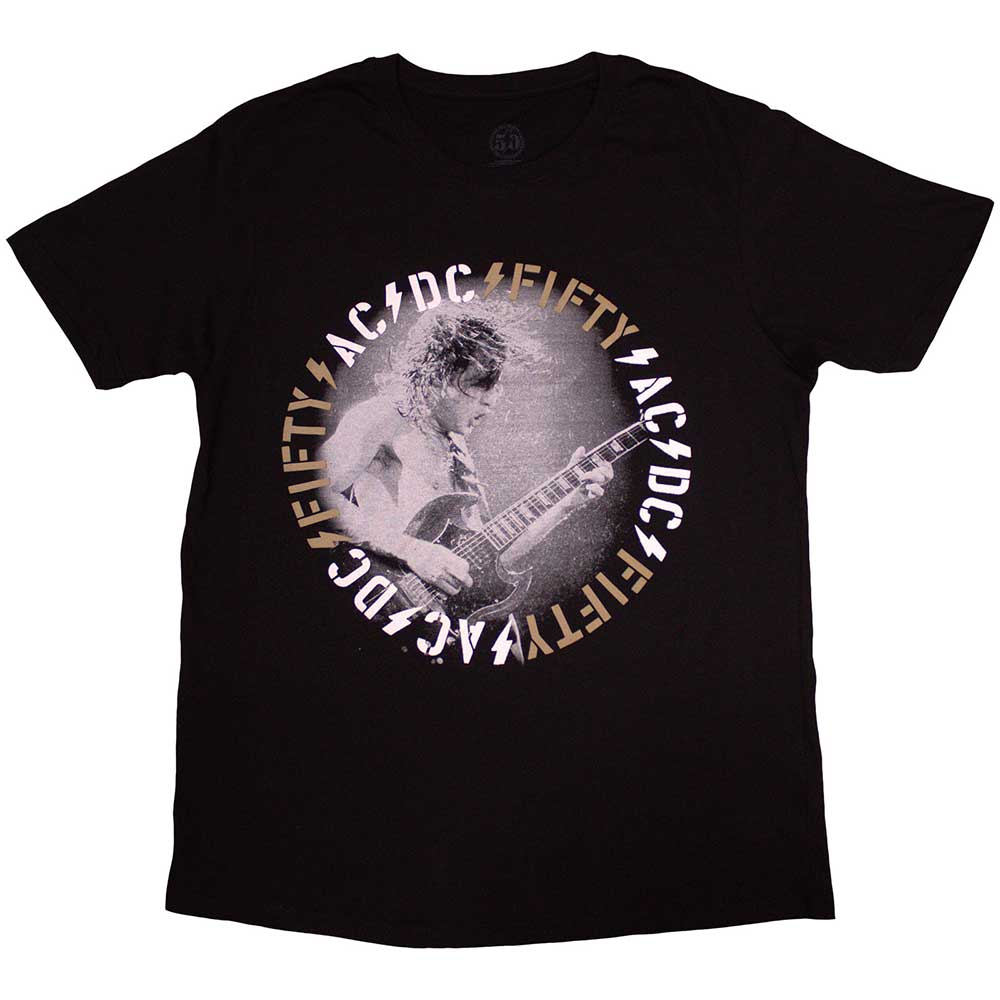 AC/DC Angus Live Concert Vintage Rock Band T-Shirt - Official Licensed Merchandise for Music Fans & Rock Concerts
