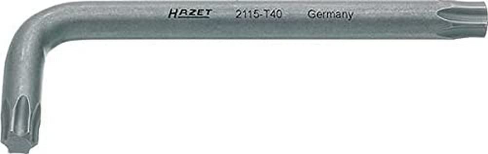 Hazet 2115-T20 T20 Torx Offset Screwdriver - Professional Automotive Tool for Tight Spaces & Hard-to-Reach Fasteners | Perfect for Mechanics, DIY Car Repairs & Home Improvement Projects