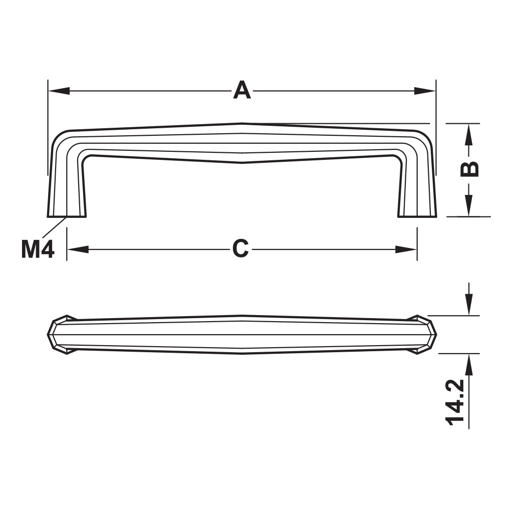 Premium Luxury Cabinet Handles - 4 Elegant Finishes & 3 Sizes (1.5
