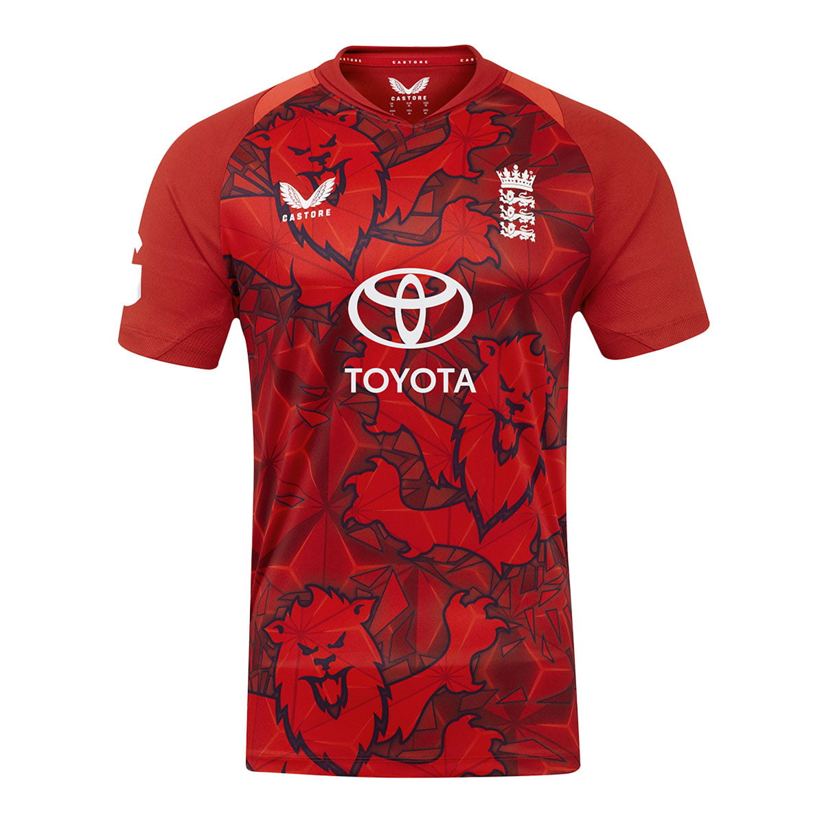 ECB T20 Replica Short Sleeve Cricket Shirt - Official Licensed Jersey for Men - Perfect for Cricket Matches, Fan Events & Casual Wear (2025 Edition)