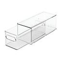 iDesign Narrow Drawer Organizer - Space Saving Storage Solution for Kitchen, Bathroom & Office - The Home Edit Collection