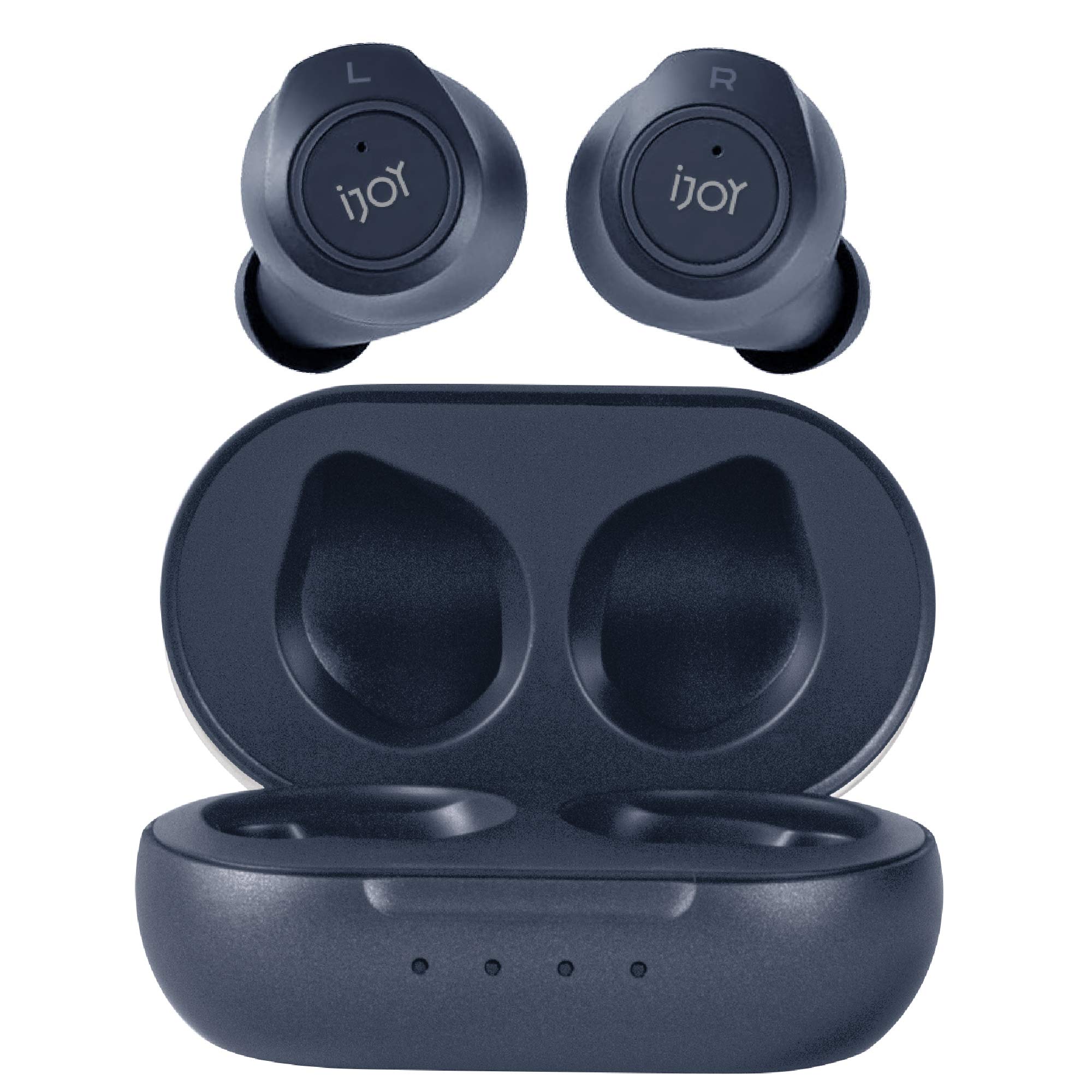 iJoy Premium Gravity TWS Wireless Earbuds Bluetooth 5.0 with Built-in Mic, Portable Charging Case, IPX4 Waterproof & Sweatproof - 30H Playtime for Running, Gym Workouts & Outdoor Activities