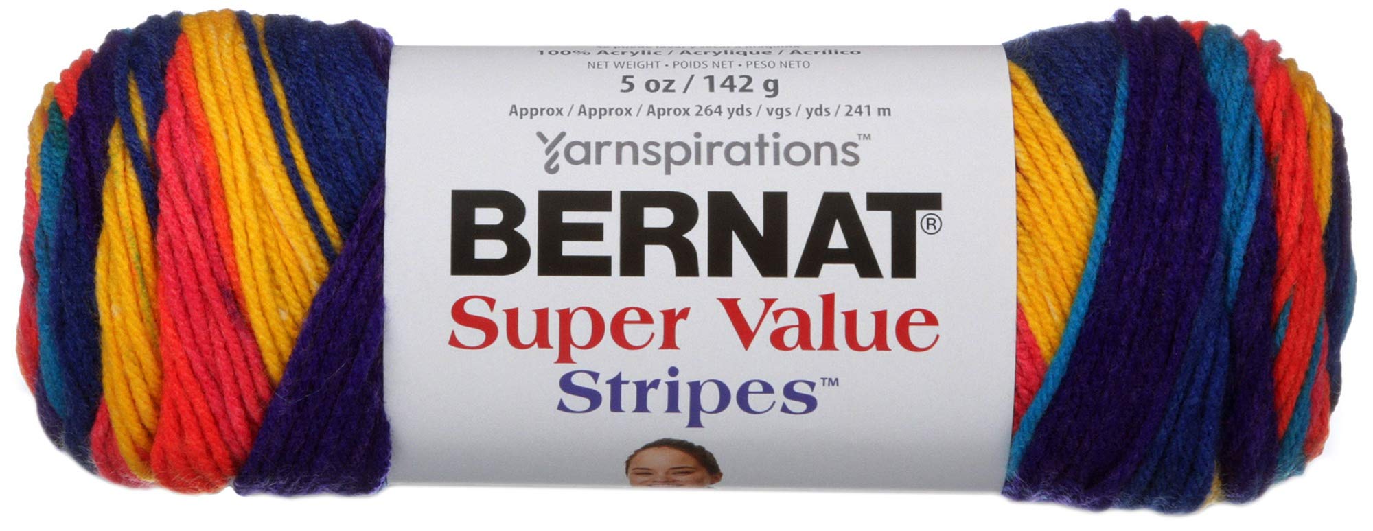 Bernat Yarn - Premium Soft Acrylic Yarn for Knitting & Crocheting - Candy Store Color Collection - Perfect for Scarves, Blankets & DIY Crafts