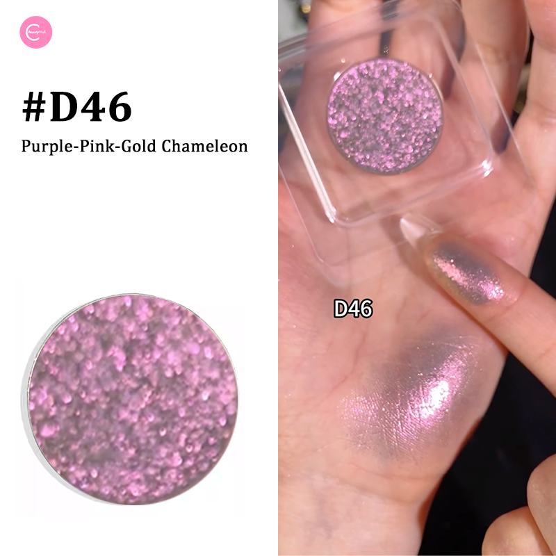 WOSUPRE Sparkling Diamond Single Eyeshadow - Long Lasting Shimmer & Glitter Eyeshadow Makeup for Women - Perfect for Party, Wedding, and Special Occasion Makeup