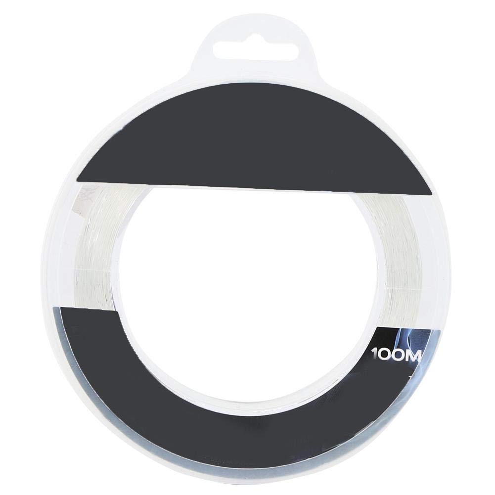 100M Super Strong White Transparent Nylon Fishing Line - 1PCS High Recovery Fishing Wire for Sea & Freshwater Fishing | Perfect for Outdoor Enthusiasts & Fishing Lovers (14#) - Great for Family Trips, Beach Vacations, and Weekend Angling Adventures