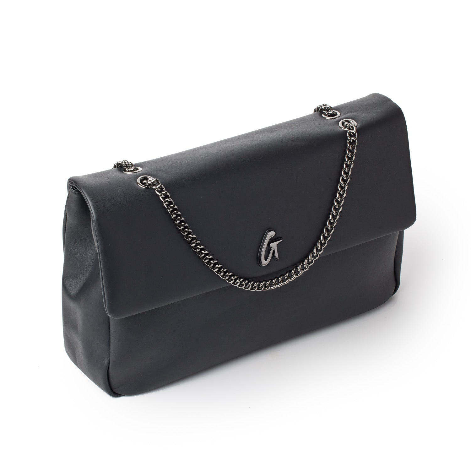 XL Standard Flap Bag - Black | Durable Crossbody Bag for Women & Men | Perfect for Work, Travel & Everyday Use