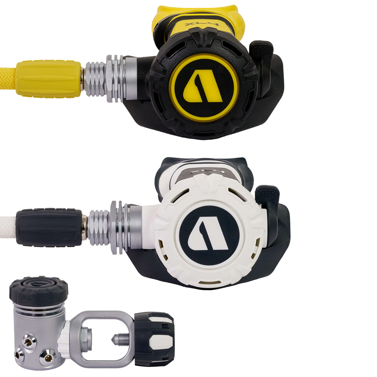 Apeks XL4 Regulator with White Stage 3 Set - Premium Scuba Diving Gear for Professional Divers & Underwater Exploration