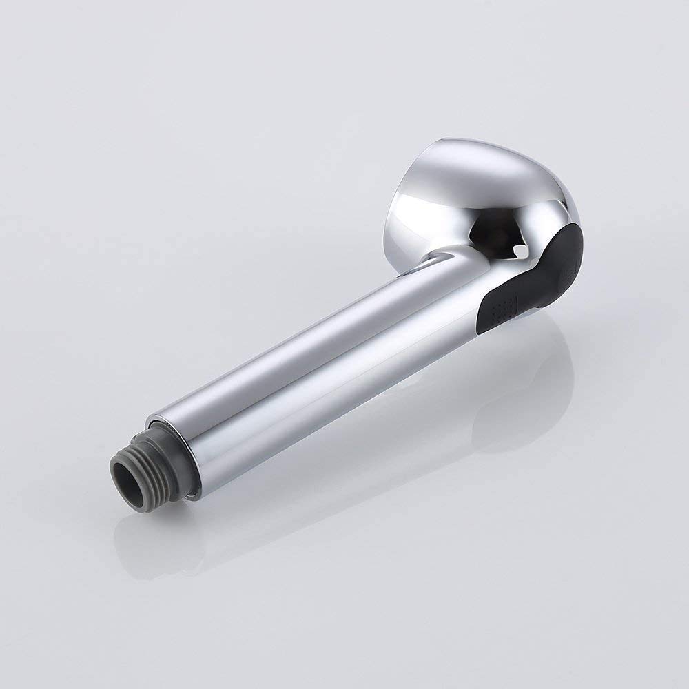 Pull-Out Spray Head Replacement for Kitchen Sink Faucet - 2 Function Shower Sprayer with G1/2 Male Thread Connection - Chrome Finish - Perfect for Washing Dishes, Fruits & Vegetables