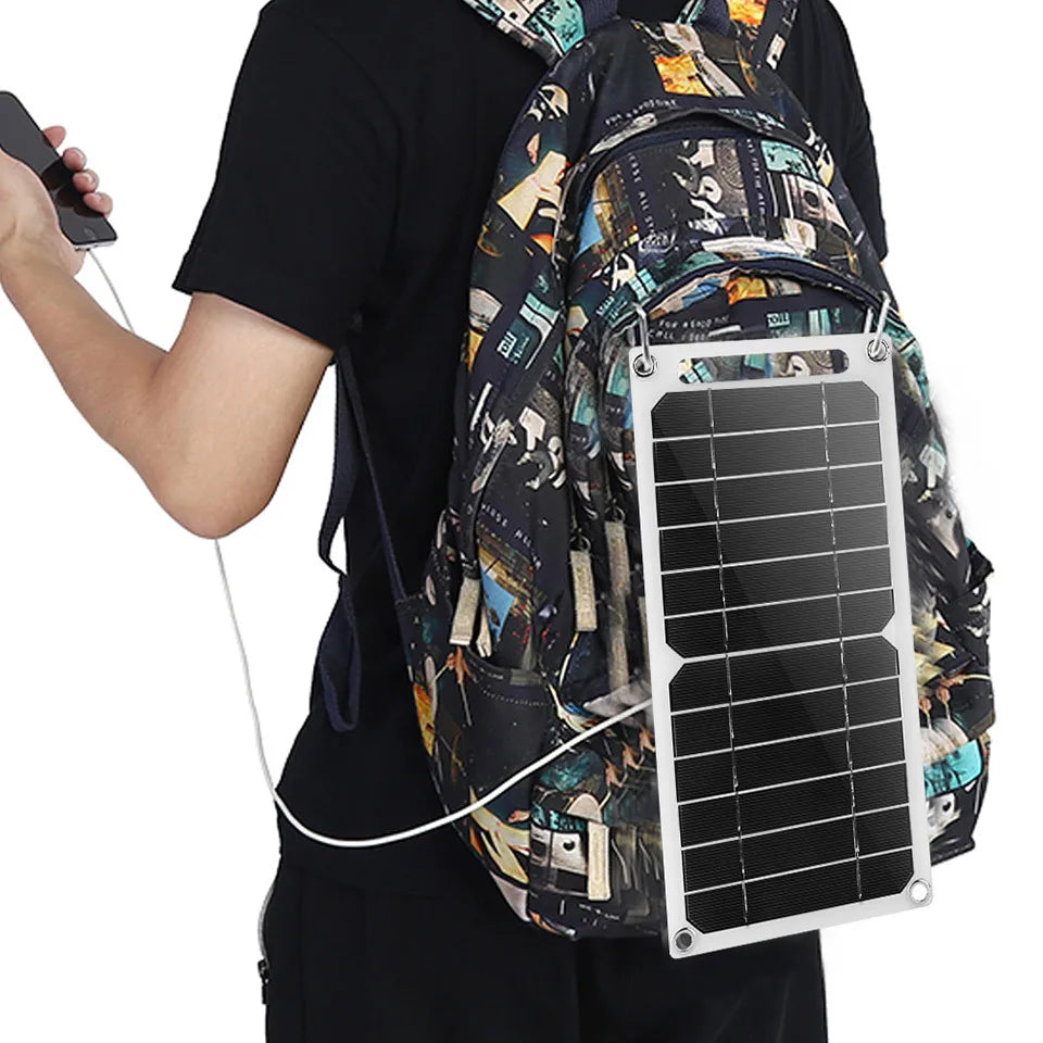 Portable Solar Panel Charger with USB Output - 100W Foldable Solar Power Bank for Outdoor Camping, Hiking, Emergency & RV Use | Waterproof & Lightweight Design for Backpacking & Off-Grid Adventures