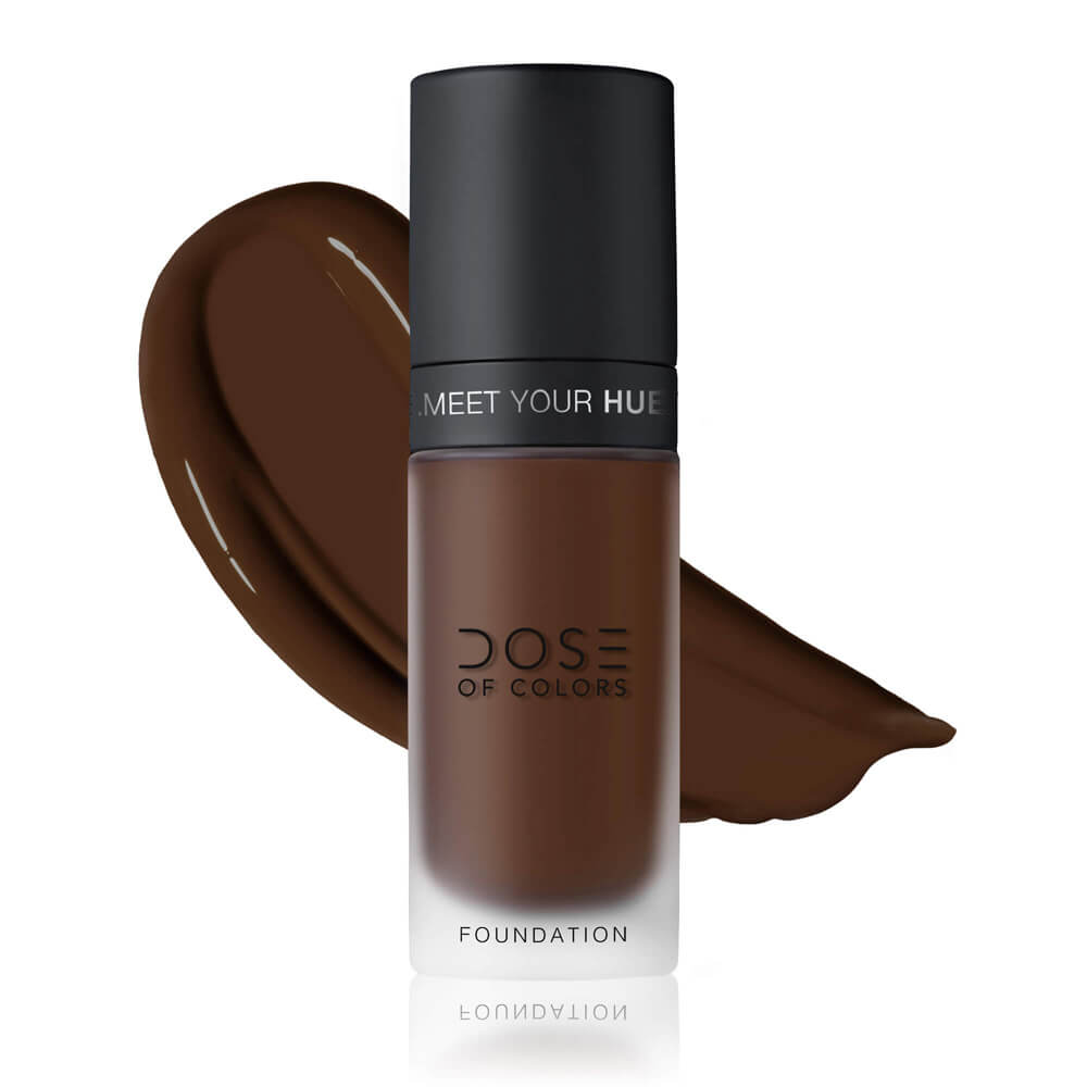 Dose of Colors Meet Your Hue Liquid Foundation - Full Coverage, Vegan & Cruelty-Free Makeup for Flawless Skin - Perfect for Daily Wear & Special Occasions
