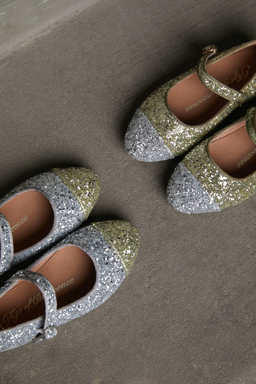 Bebe Glitter 2.0 Silver & Gold Baby Shoes - Sparkly Fashion Sneakers for Toddler Girls (1-3 Years) | Perfect for Parties, Holidays & Special Occasions