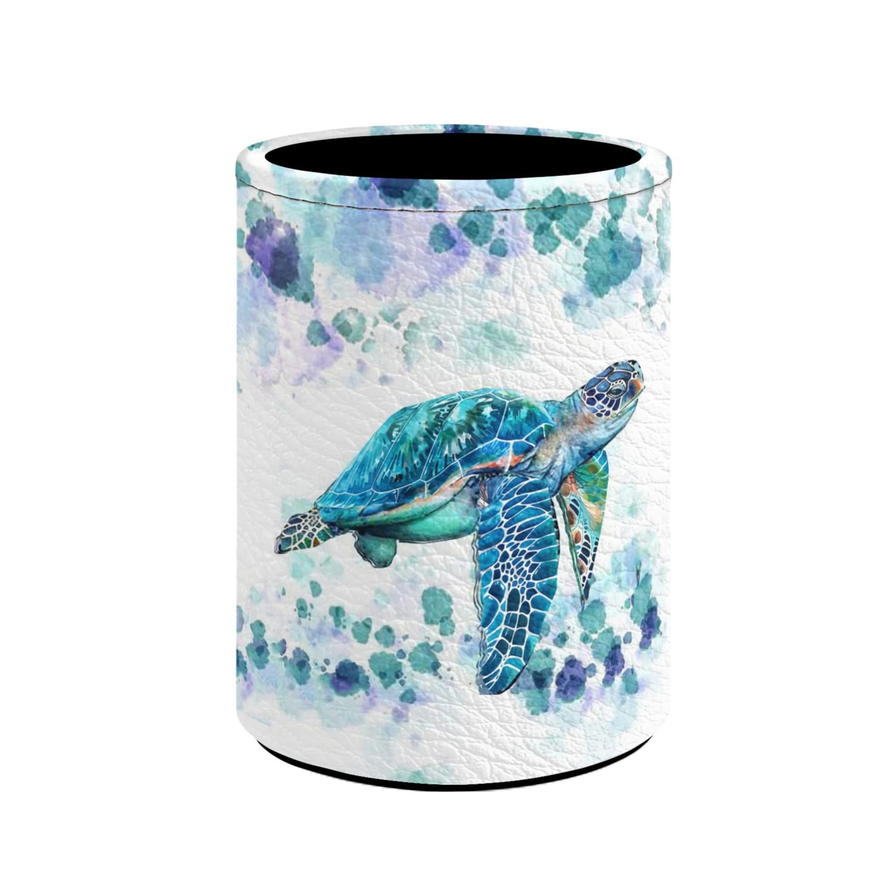 Upetstory Sea Turtle Pencil Holder - Cute Pen Cup & Makeup Brush Organizer for Desk, Office & Home Decor - Perfect Gift for Women & Men - Use for School Supplies, Cosmetics Storage & Workspace Organization
