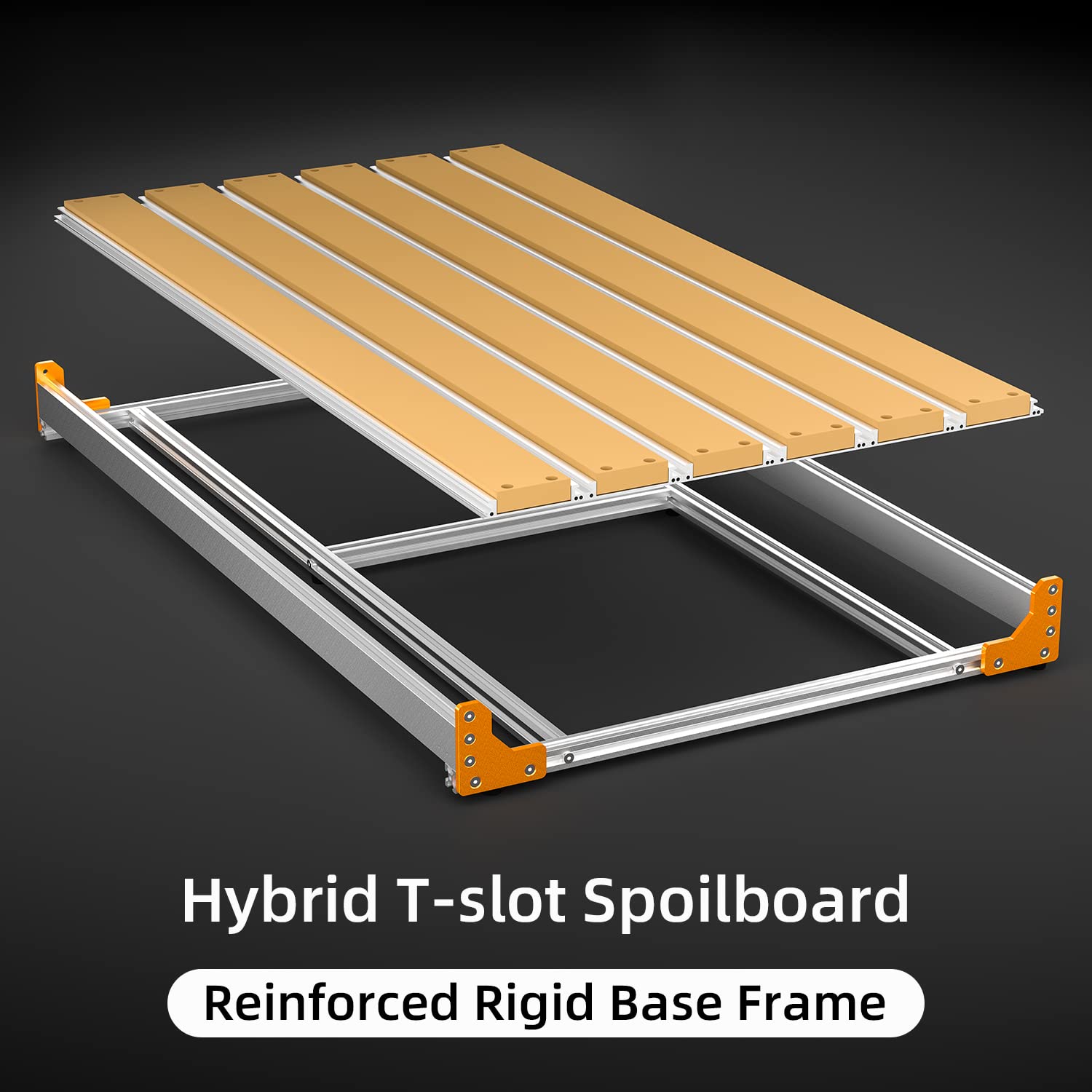 FoxAlien 4080 CNC Router Extension Kit - Upgraded Hybrid Spoilboard for Masuter Pro CNC Machine | Expands Working Area to 15.75