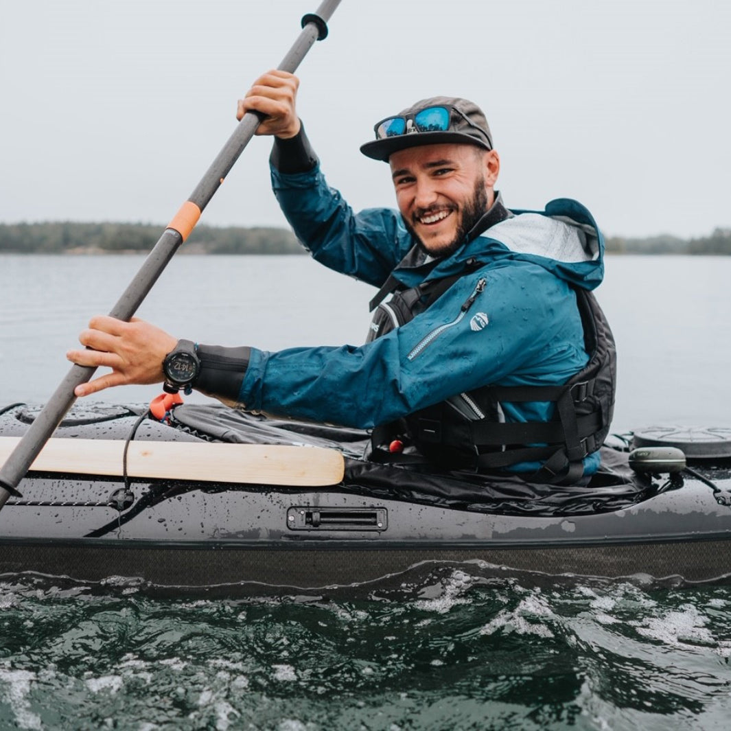 Aqua Bound Sting Ray Carbon Posi Lok 2-Piece Kayak Paddle - Lightweight & Durable Kayaking Paddle for Touring, Fishing & Recreational Use