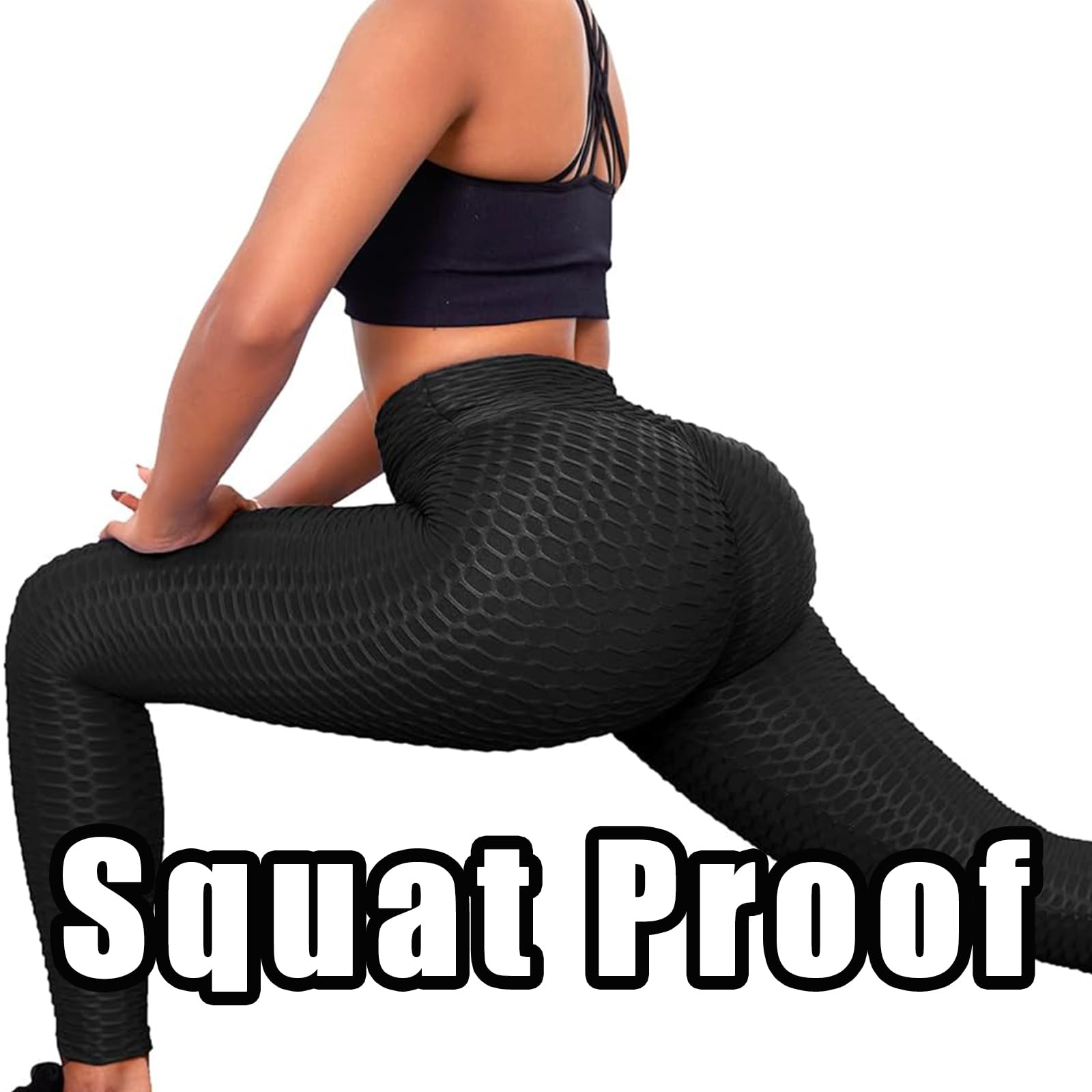 JGS1996 Women's High Waisted Butt Lifting Leggings - Tummy Control Yoga Pants with Scrunch Detail for Workout & Gym | Perfect for Yoga, Running, Fitness & Everyday Wear
