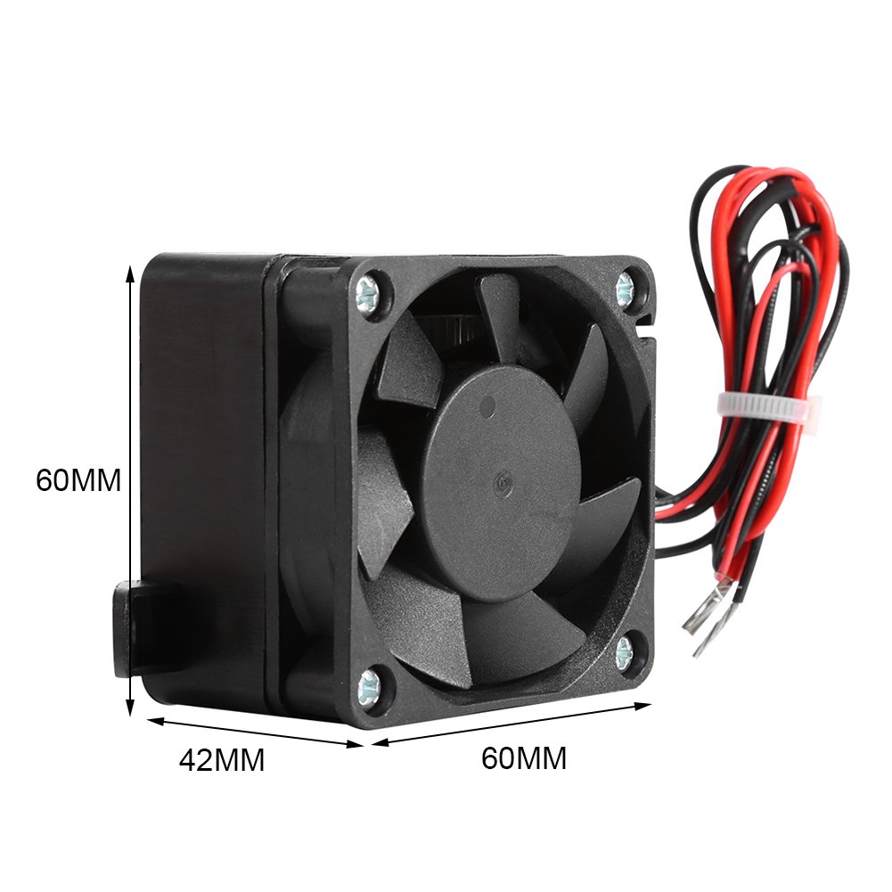 12V 100W PTC Car Air Heater with Mounting Holes - Constant Temperature Electric Fan Heater for Vehicles, Easy Installation - Perfect for Car Heating, Humidifiers & Air Conditioning Systems (24V 150W Option Available)