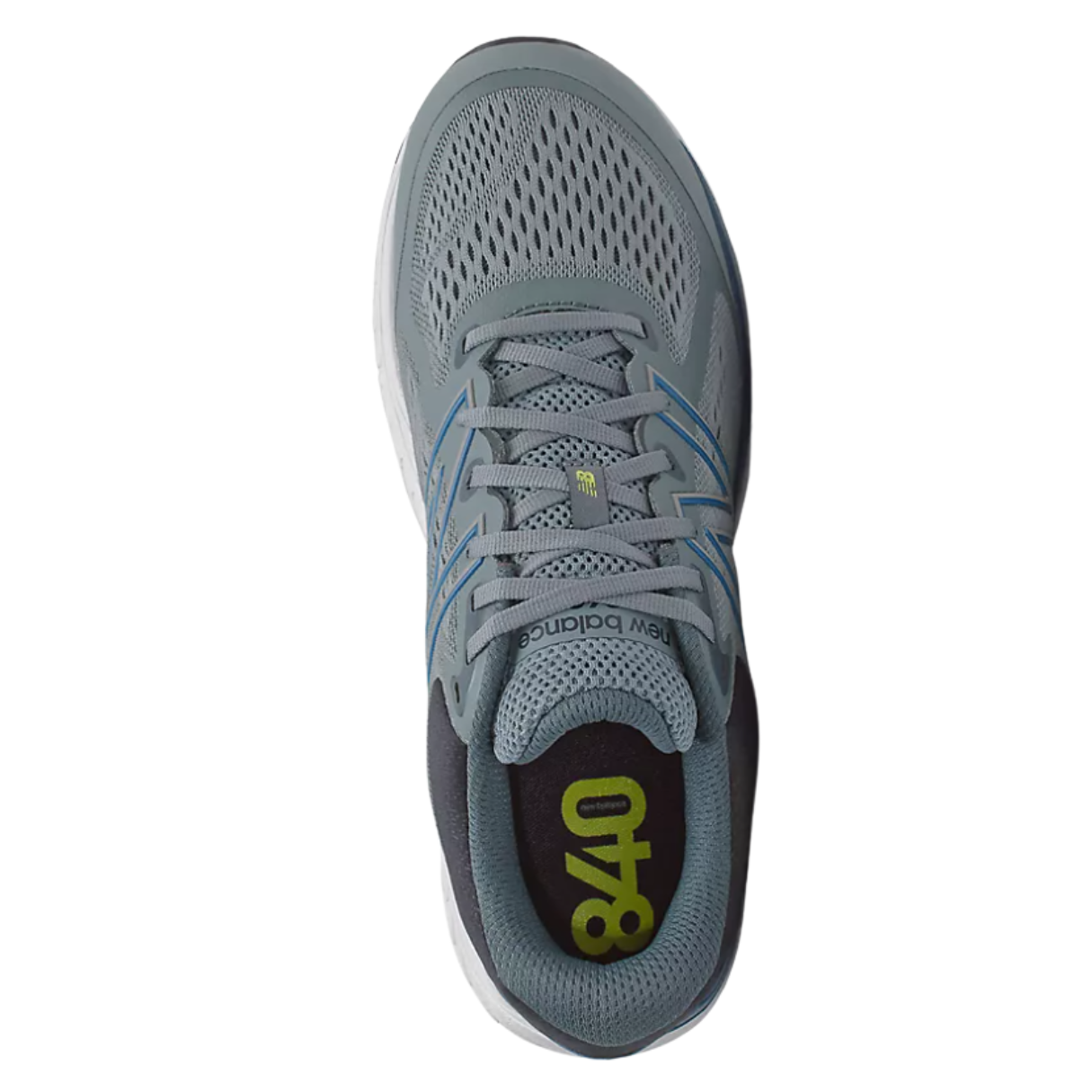 New Balance Men's 840v5 Running Shoes - Ocean Grey/Oxygen Blue (2E Wide Width) | Lightweight Cushioned Sneakers for Jogging, Gym Workouts & Everyday Comfort