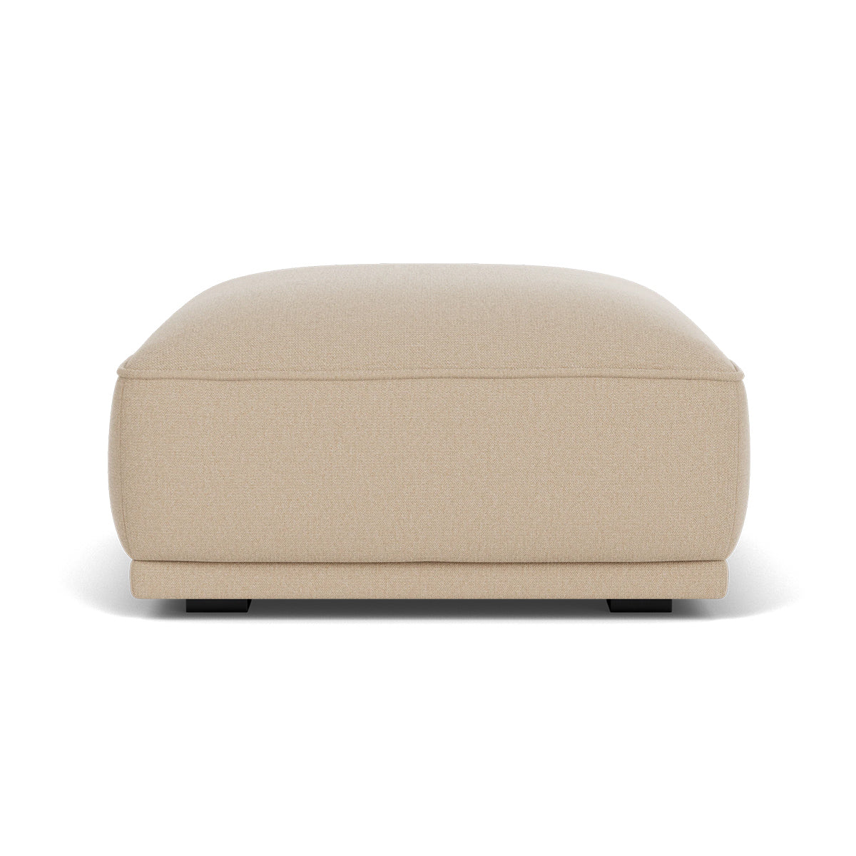 Leonora Fabric Storage Ottoman with Tufted Top - Stylish Footrest, Coffee Table & Extra Seating for Living Room, Bedroom & Dorm