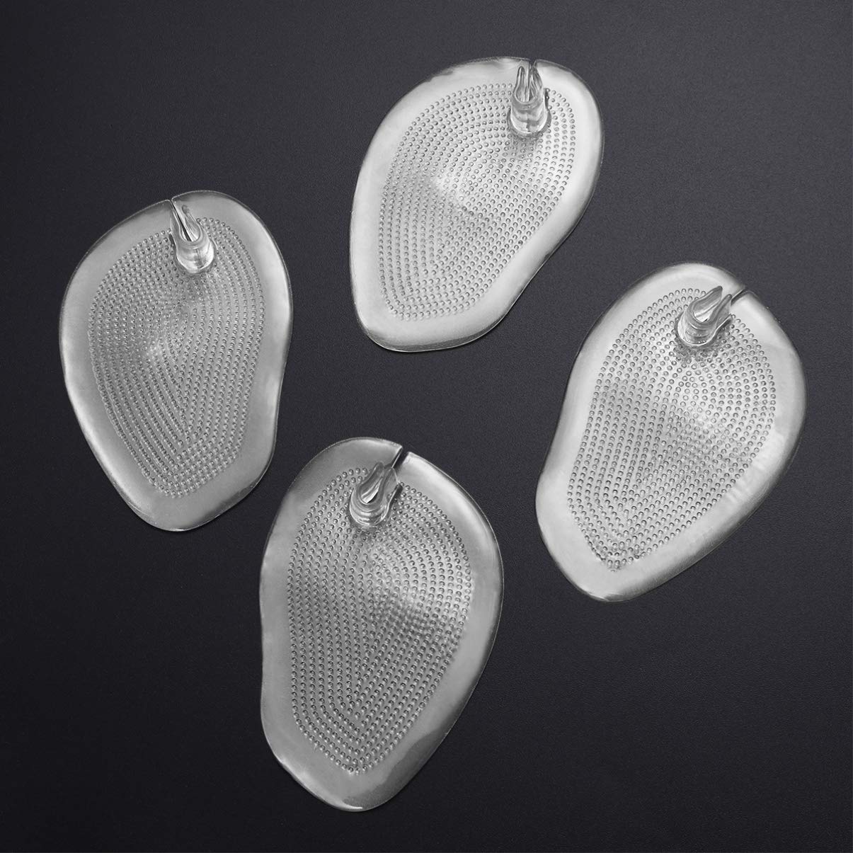 2 Pairs Metatarsal Gel Cushion Pads - Silicone Forefoot Pads for Pain Relief, Ball of Foot Cushioning & Shock Absorption - Perfect for Running, Walking & High Heels (Comfort & Support)
