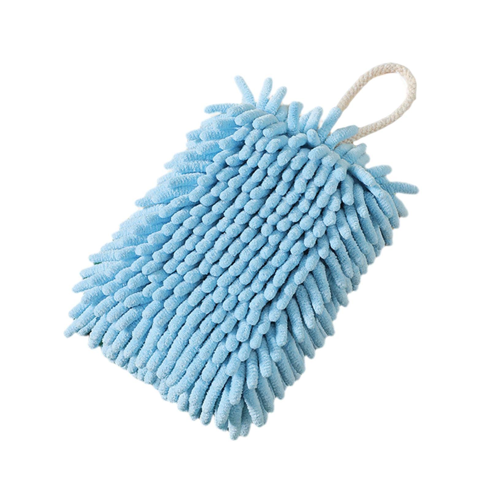 Premium Quick-Dry Kitchen Hand Towels - Ultra Absorbent & Soft Chenille Bath Towels with Lanyard for Kitchen, Bathroom & Home Use