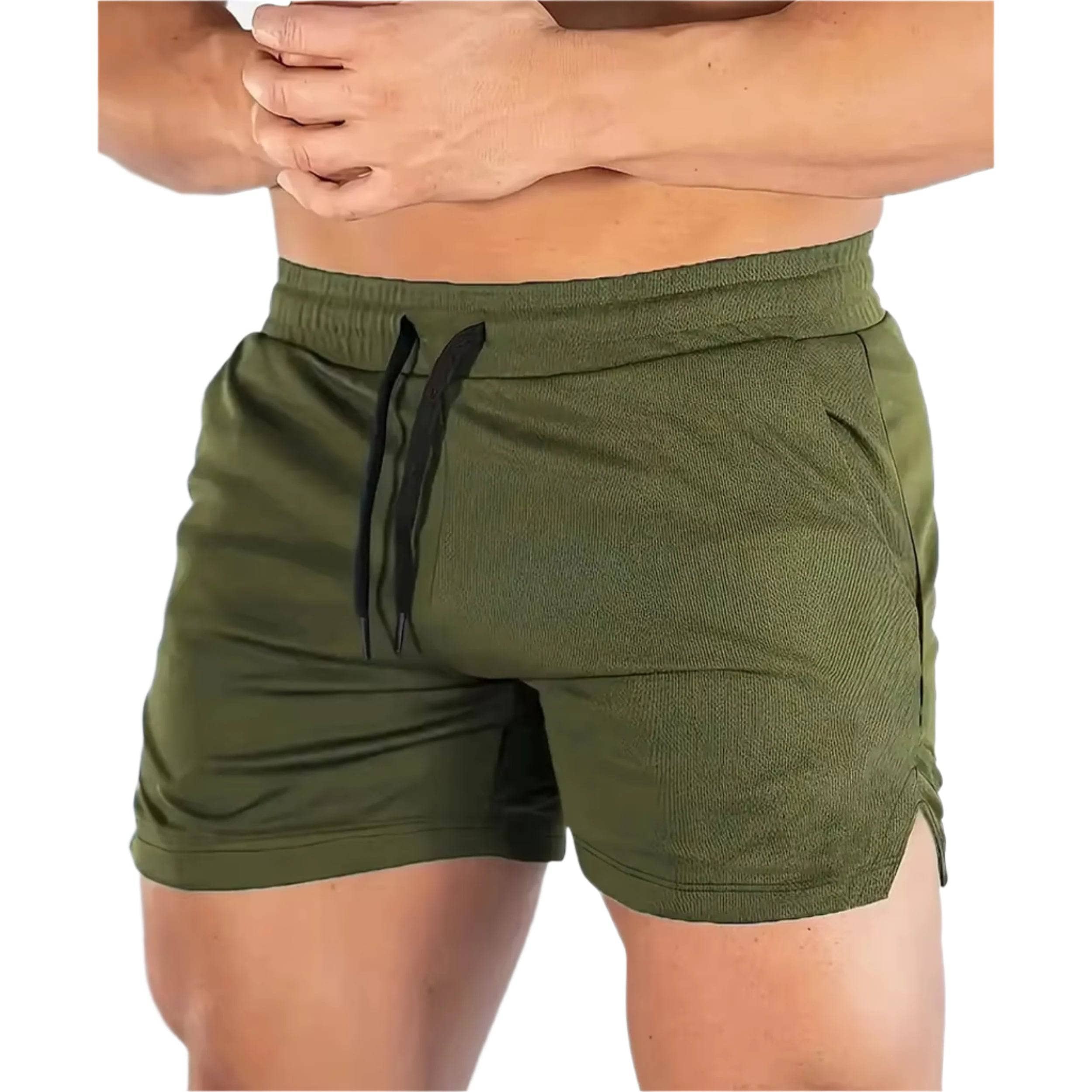White Urban Hoochie Daddy Shorts - Trendy Men's Casual Summer Shorts for Streetwear & Beach Outfits