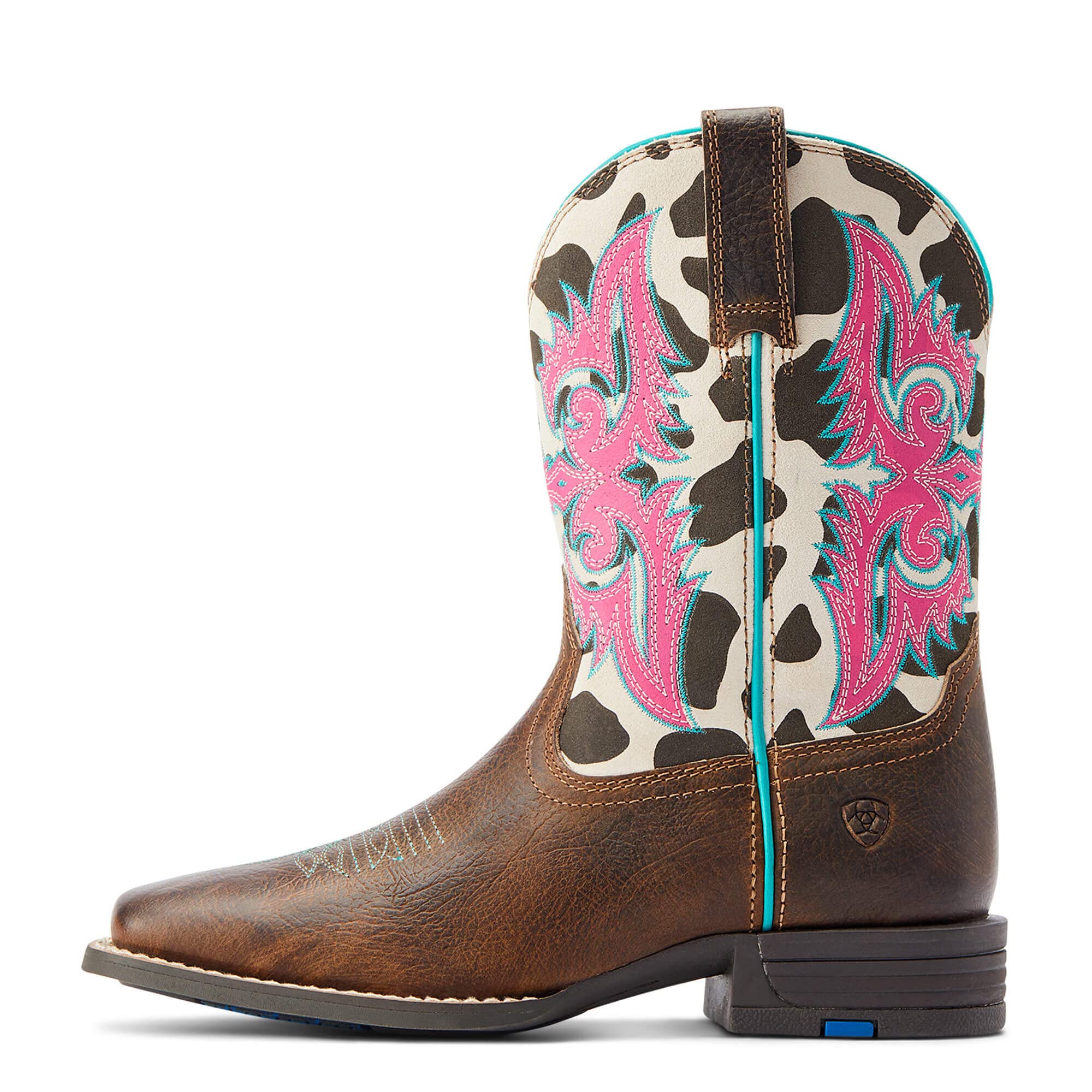 Ariat Kids' Lonestar Western Boot - Durable Leather Cowboy Boots for Boys & Girls - Perfect for Rodeo, Horse Riding & Country Style Fashion