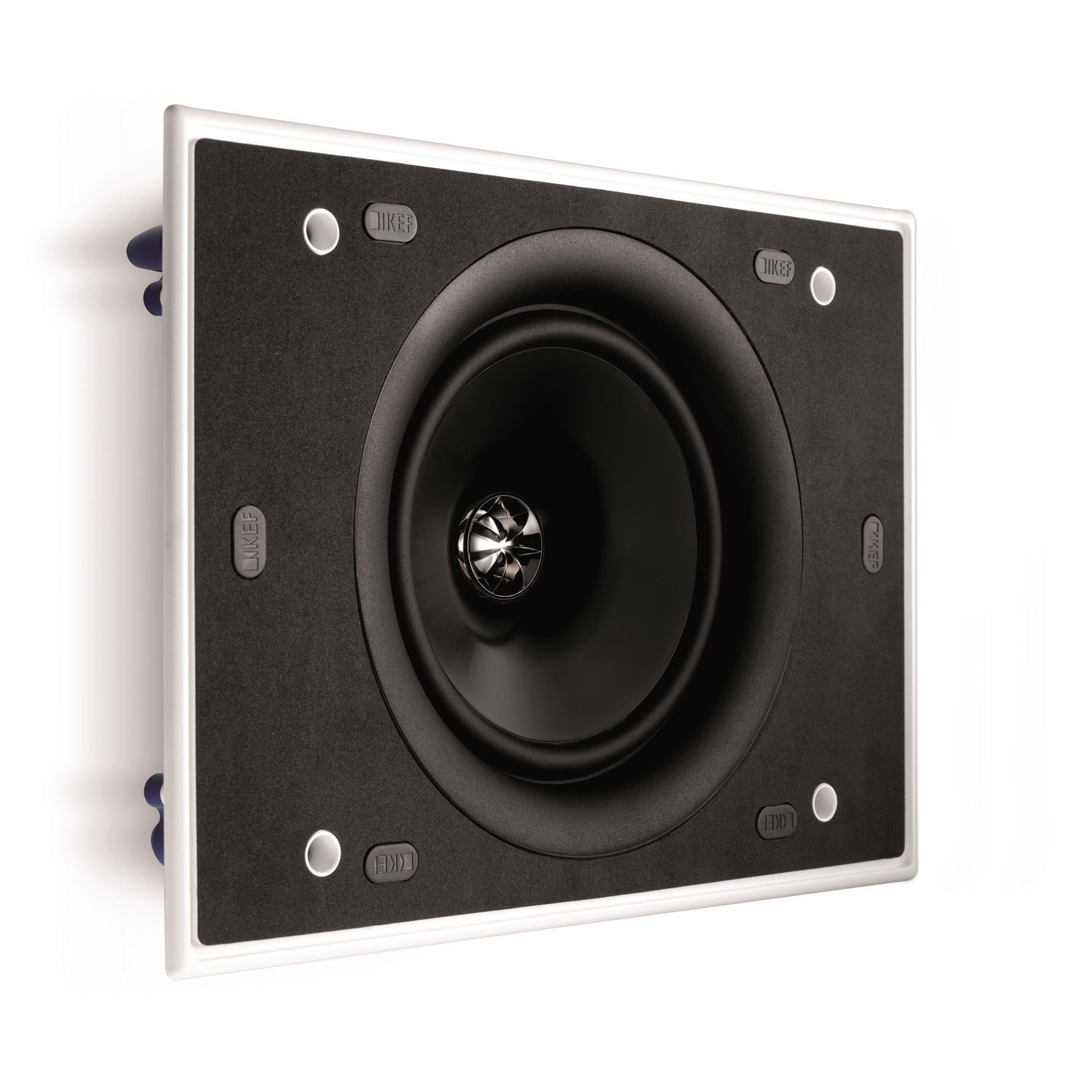 KEF Ci160QL Ci Q Series In-Wall Speaker - High-Performance Home Theater & Audio System for Living Room, Bedroom, and Office
