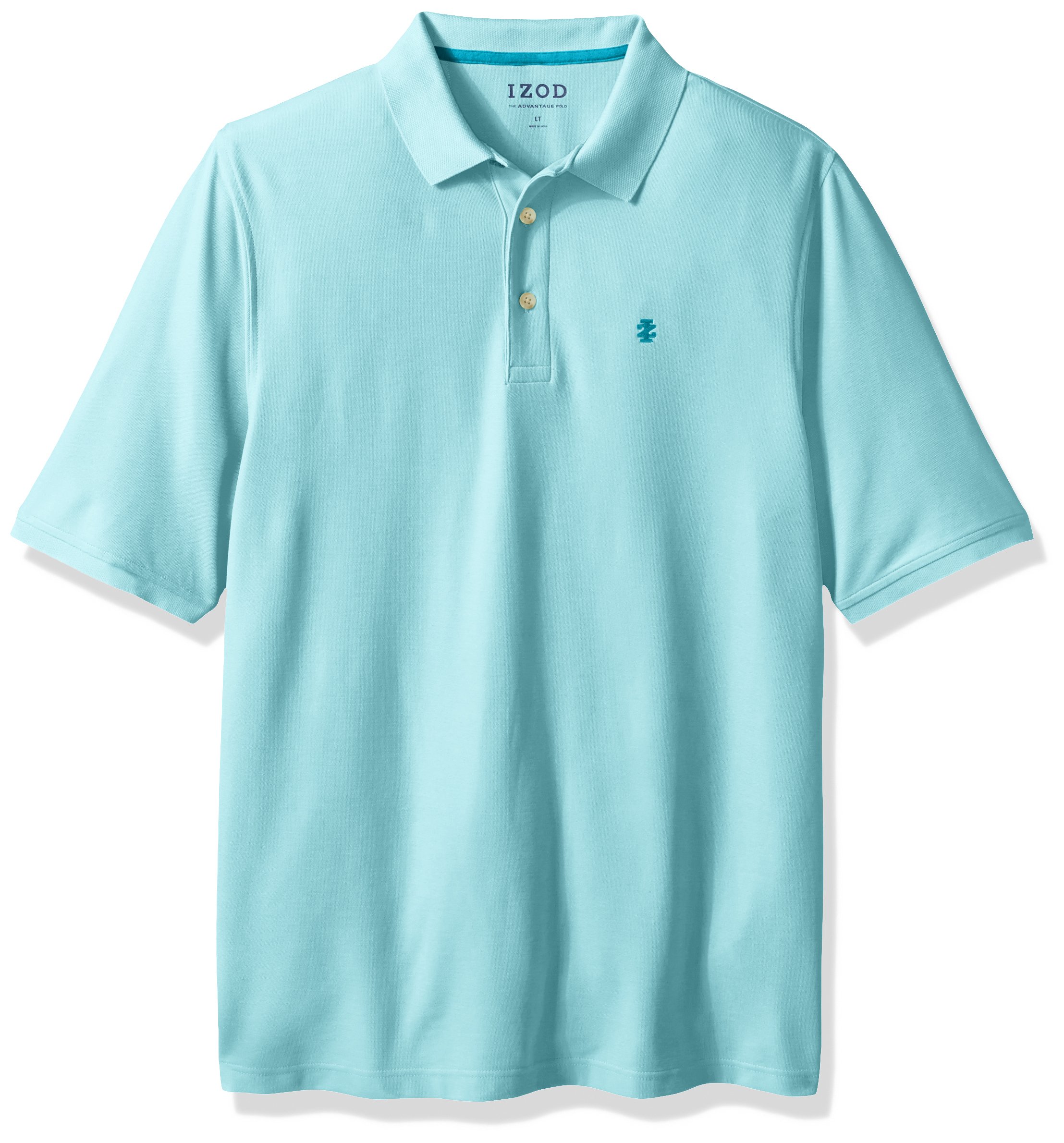 IZOD Men's Big & Tall Performance Polo Shirt - Moisture-Wicking, Breathable Short Sleeve Solid Color Casual Top for Golf, Work & Outdoor Activities