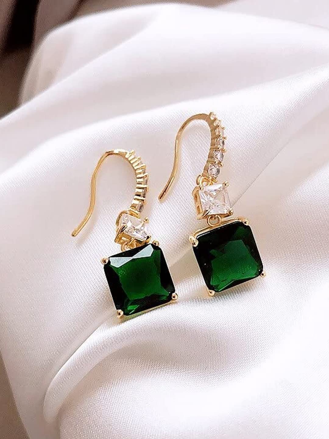 Fashion Women's Yellow Chimes Crystal Earrings - Gold Tone Black Color Dangle Earrings for Birthday, Anniversary Gifts | Perfect for Parties, Weddings & Special Occasions