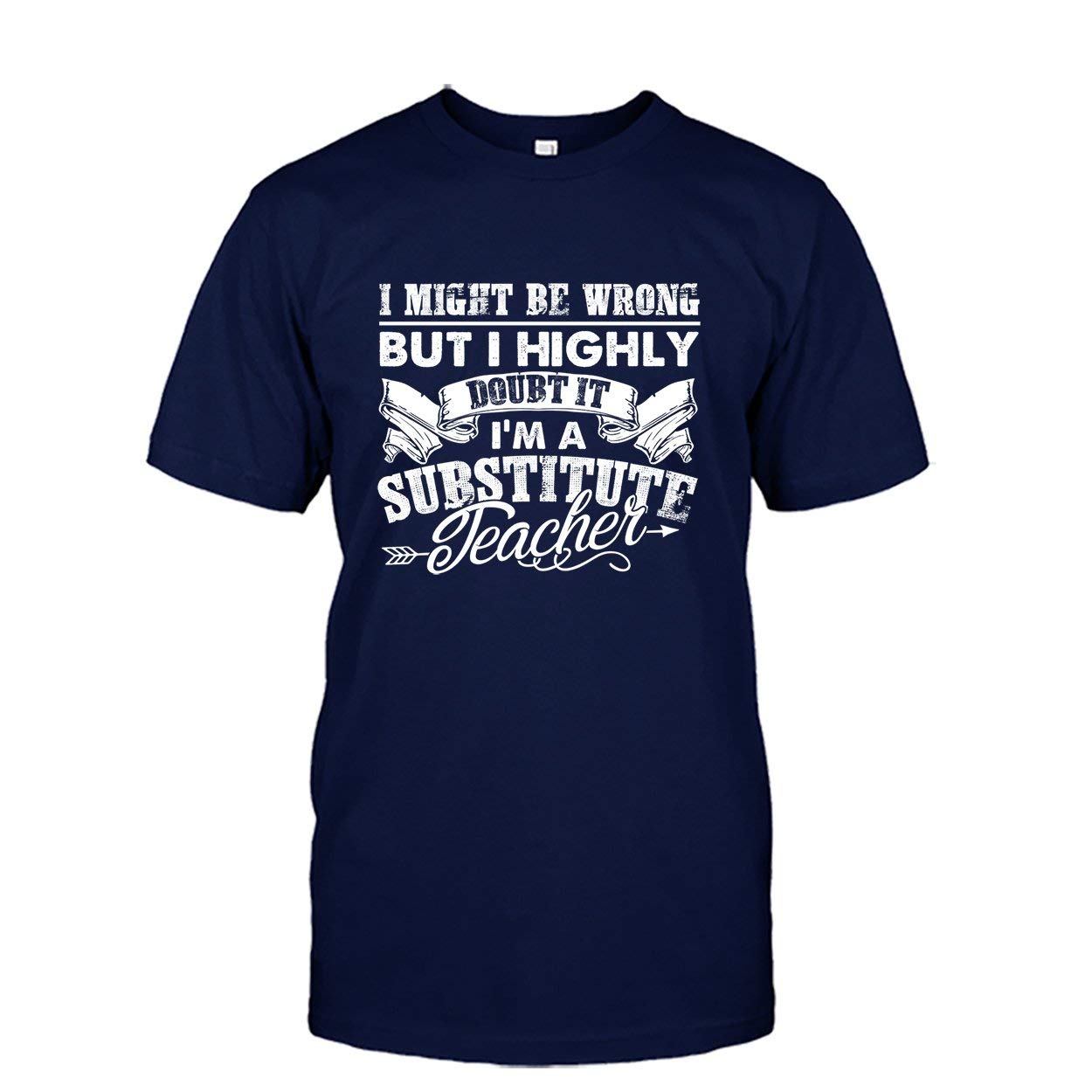 Funny Substitute Teacher T-Shirt for Men & Women - Comfortable Cotton Tee for Casual Wear, School Events & Gifts
