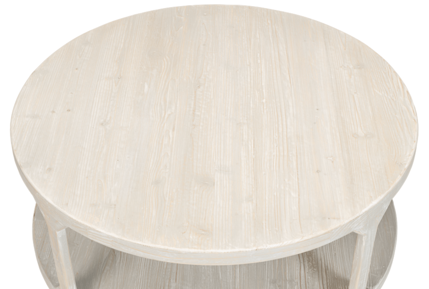 Whitewashed San Juan Beach Coffee Table - Coastal Style Living Room Furniture for Home Decor & Beach House Styling