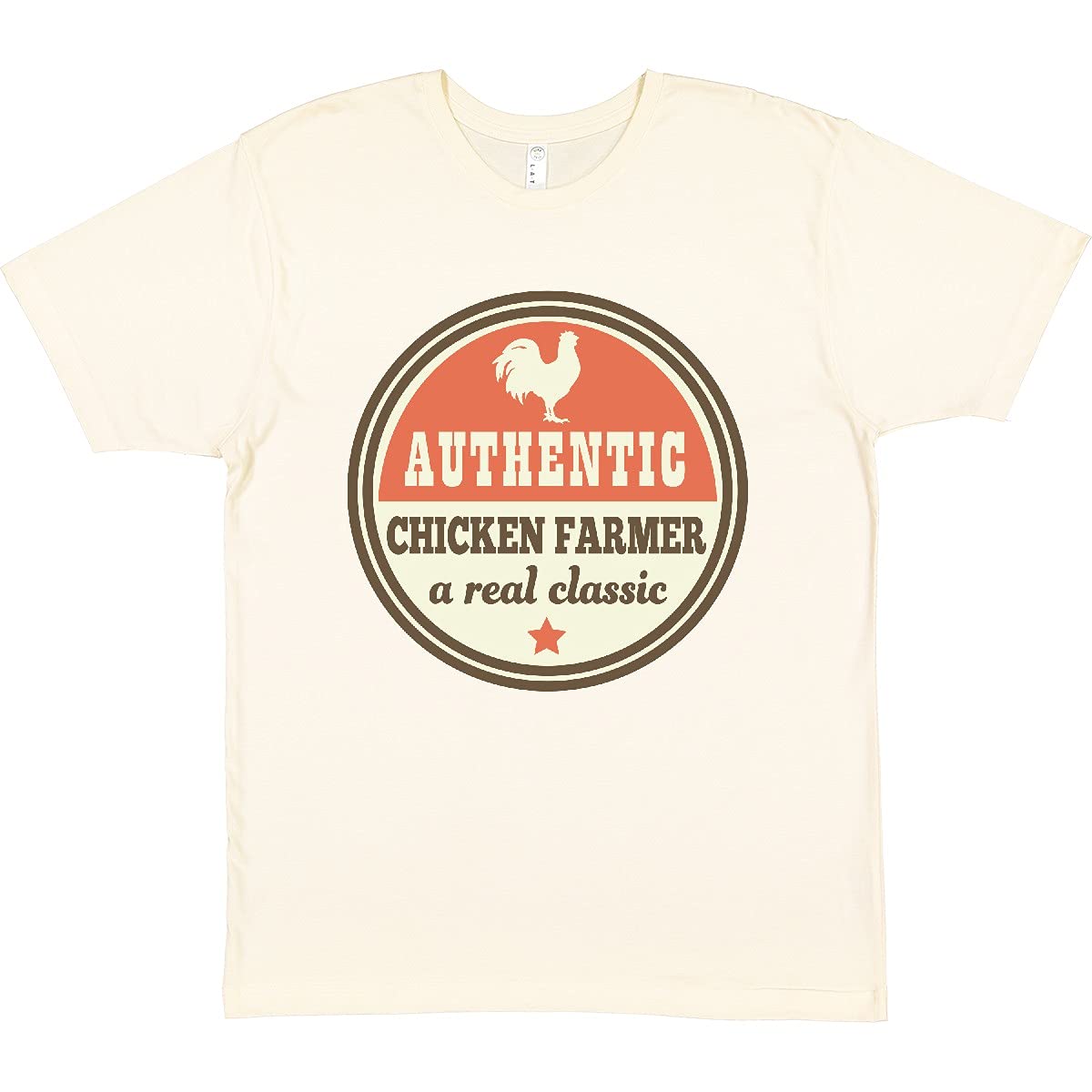 Inktastic Funny Chicken Farmer T-Shirt - Comfortable Cotton Graphic Tee for Farmers, Poultry Lovers & Agriculture Enthusiasts - Perfect for Farm Work, Casual Wear & Rural Lifestyle