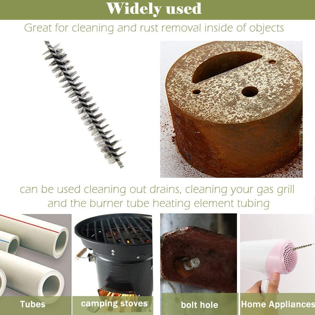 Utoolmart 5-Pack Steel Wire Cleaning Brushes - 0.6