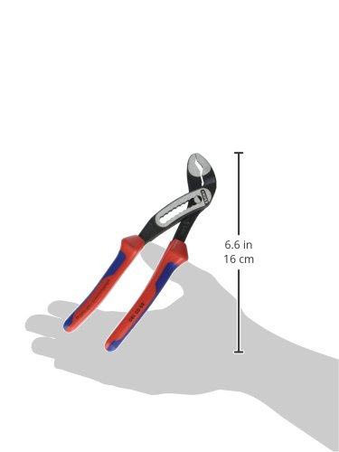 KNIPEX Alligator Water Pump Pliers - 10-Inch Adjustable Wrench for Plumbing, HVAC, and Automotive Repairs - Durable Red Grip for Secure Handling - Ideal for DIY Home Improvement and Professional Use
