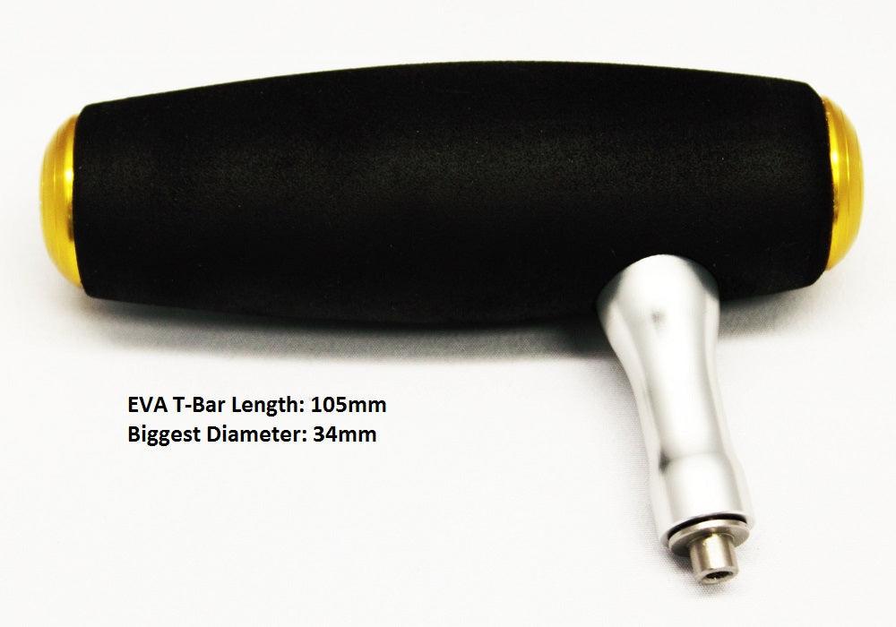 Jigging World Power Handles for Okuma Makaira & Andros Reels - Upgrade Your Saltwater Fishing Gear for Big Game Fishing & Offshore Trolling