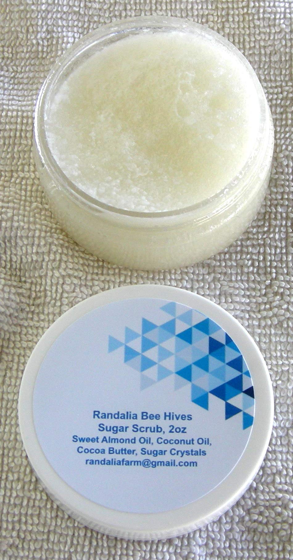 Natural Unscented Sugar Body Scrub with Honey - Exfoliating & Moisturizing for Soft Skin | Spa Treatment, Dry Skin Care, Gift Set